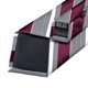 thumbnail image 4 of Corbata a rayas formal seda hombre paño y colleras Sangría gris, 4 of 6