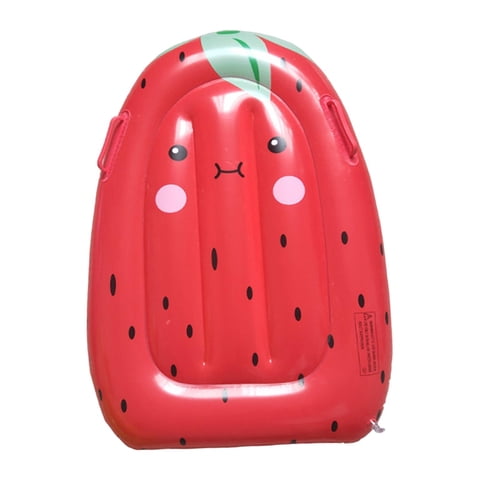 Magideal - Tabla De Natación Inflable Para Piscina Para Niños, Divertida, Multiusos, Práctica, Juguete Para Deportes Acuáticos, Juguete De Pvc Para Agua, Playa, Rojo