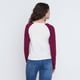 thumbnail image 2 of Polera Niña Teen Manga Larga Raglan Crudo Corona, 2 of 5