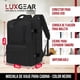 thumbnail image 2 of Mochila De Viaje Expansible Luxgear NomadLifeV2 Impermeable - Negro, 2 of 11