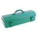 thumbnail image 1 of Caja De Herramientas De Metal Con Pestillo De Bloqueo, Organizador De Herramientas Verde Para Garaje, Hogar, Taller, 42 Cm X 12 Cm X 15,5 Cm, 1 of 5