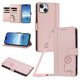 thumbnail image 1 of Funda Cartera Trébol para iPhone 15 Plus con Ranuras Tarjetas y Carga Inalámbrica Rosa, 1 of 6