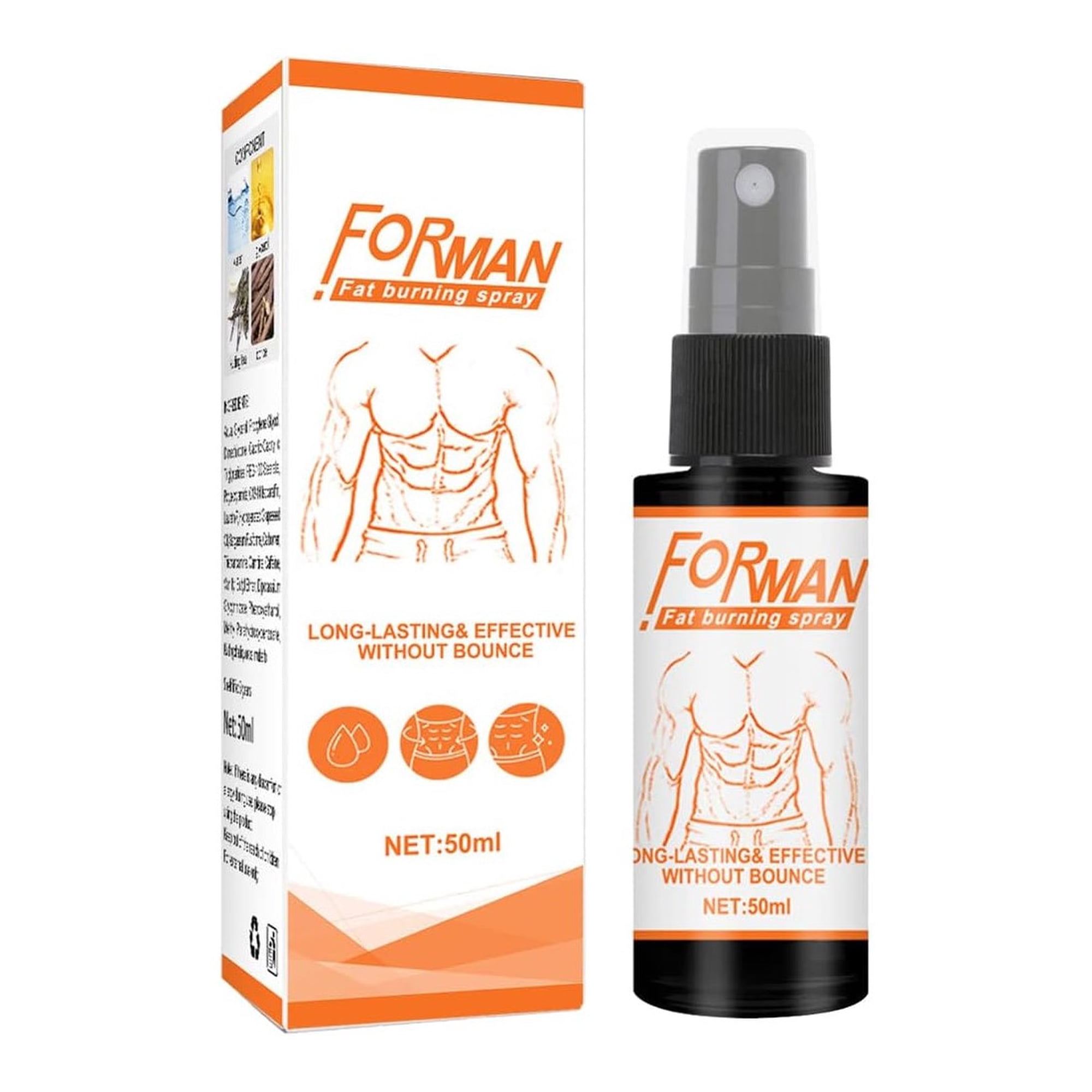 Forman Fat Burning Spray Quemador De Grasas Abdominal 50ml