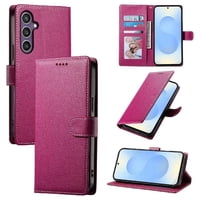 Funda Para Foxdock Samsung Galaxy S25– Cuero Premium, 3 Ranuras Para Tarjetas, Protección Contra Impactos
