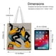 thumbnail image 5 of The Heckle and Jeckle Show Bolso de tela con estampado de lienzo para mujer, bolsa de compras reutilizable y estética, con cremallera interior, regalo para mujer,38*45cm., 5 of 6