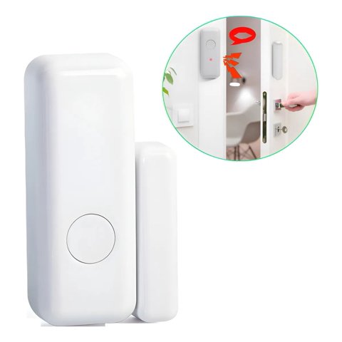 Genérica - Sensor Magnético Inalámbrico Para Puertas Y Ventanas 433Mhz