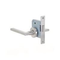 Stark Design - Cerradura De Embutir Función Simple Paso. Manillas Modelo: Maite. (Acero Inoxidable 304). Sku: Sde240-Ai.Kit.Maite