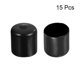 thumbnail image 2 of Uxcell 15 piezas Tapas de Goma 1 1/8"(29mm) ID Cubierta Redonda de Vinilo Negra, 2 of 5