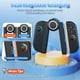 thumbnail image 4 of Empuñadura de carga para Nintendo Switch, soporte magnético para mandos con 5 posiciones de rotación ajustables para JoyCons, juega mientras se carga con indicador LED y cable de 1,5 m, 4 of 7