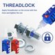 thumbnail image 2 of Bloqueador de roscas WAN2TLK 50 ml x2 azul y rojo – Fuerza media y alta, 2 of 7
