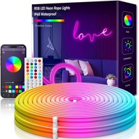 Tira De Luces Led Kiko De 10 M Rgb Neon Flex Para Interiores Y Exteriores