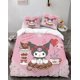 thumbnail image 1 of Cartoo-n Bunn-y 3-Piece Bed- Set Warm- and- Comfort Kawaii Bedd-ing Set C-ute Soft Microfib-er Bedc-loths for -Boys Girls Kids -Twin, 1 of 5