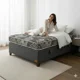 thumbnail image 1 of Cama Baúl 1 Plaza Con Colchón Modelo Ideal Con Patas De 4.5 cm (Gris), 1 of 3
