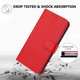 thumbnail image 5 of Funda Cartera para Motorola Moto Edge 50 Pro Tarjetero Soporte Magnético y Correa Rojo, 5 of 5