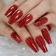 thumbnail image 5 of Uñas postizas Coolnail rojas estilo coffin 24 uds/paquete ABS, 5 of 9