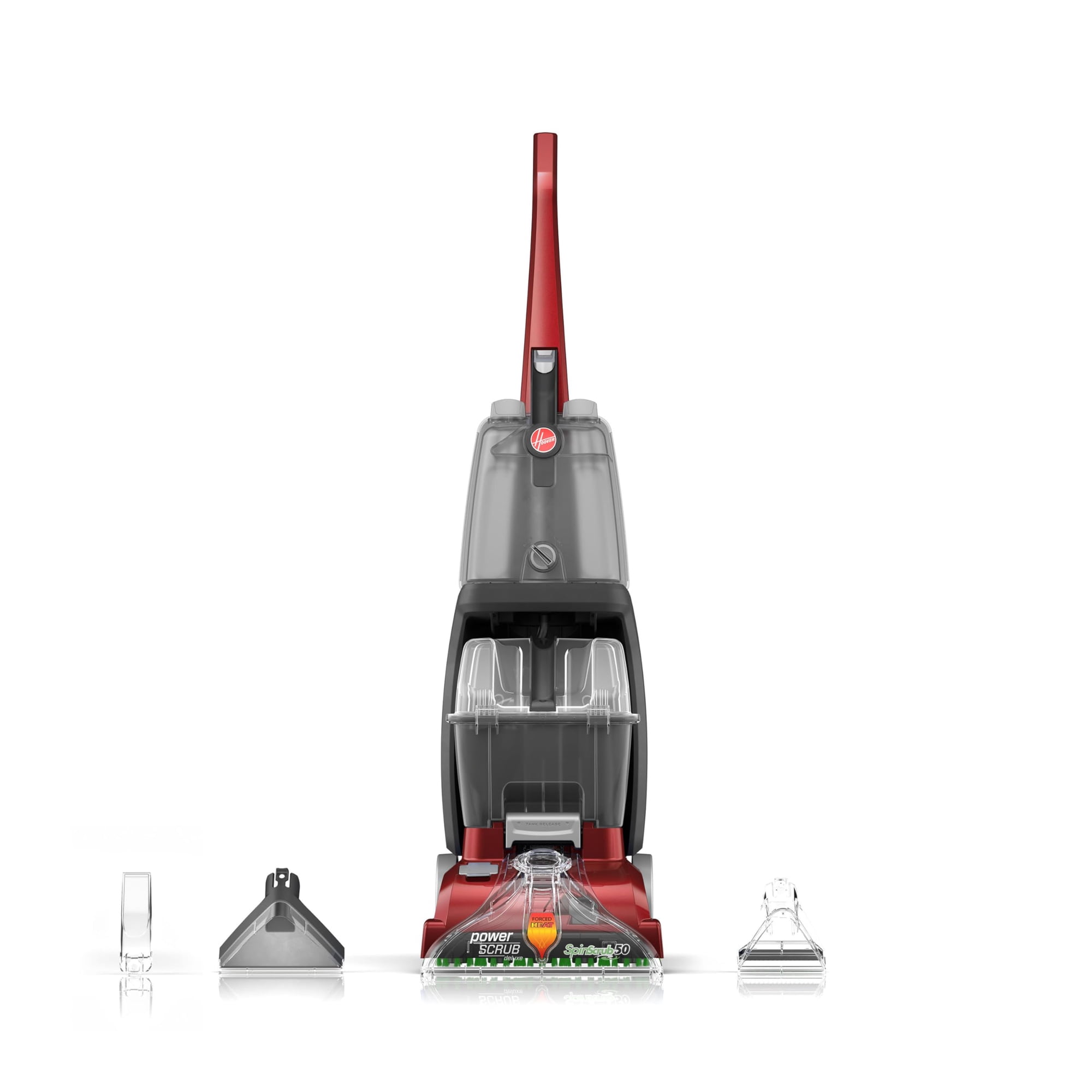 Limpiador De Alfombras Hoover Powerscrub Deluxe Fh50150nc Rojo