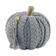 thumbnail image 1 of Cosecha De Oto?o Calabaza Tejida A Mano Hogar Pantalla Cena Mesa Calabazas Artificiales Gris, 1 of 5