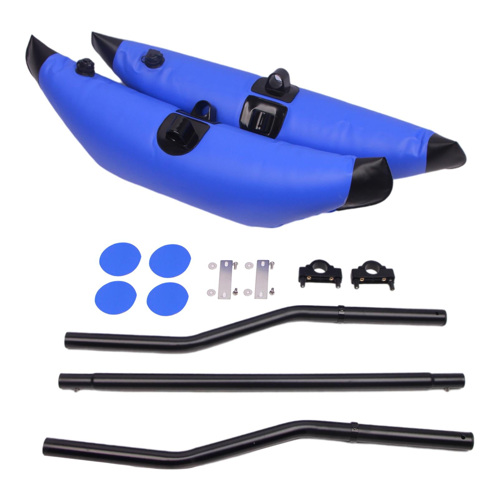 Ioensy - Sistema De Estabilización De Kayak Kit De Brazos De Varillas De Flotador De Estabilizador Inflable Azul