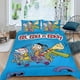 thumbnail image 2 of Ed, Edd y Eddy Conjunto de sábanas temático, trío de piezas, cómodo y amigable con la piel, diseño único, regalo de decoración para el hogar para familiares, amigos y fans,173cm *218cm, 2 of 6