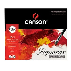 Block Óleo Figueras Canson 290Gr 10 Hojas 38 X 46Cm