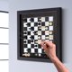 thumbnail image 1 of Juego de ajedrez de pared Bundaloo para colgar, magnético, con tablero de madera, 1 of 8