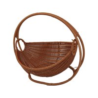 Bothyi - Cesta Tejida A Mano Con Asas, Decoración, Cesta De Pan Para Aperitivos, Para Fiesta Diaria