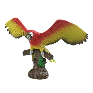 Bothyi - Figuras De Loro Playset Figura De Acción De Pájaro Para Decoración De Escritorio Regalos De Cumpleaños Rojo