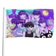 thumbnail image 1 of Genial Juego Omori Bandera impresa con temática, regalo perfecto para fanáticos, amigos y familiares, y adecuada para actividades al aire libre e interiores, decoraciones de fiesta. 90 cm × 150 cm., 1 of 6