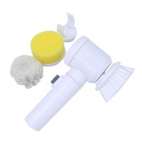 Importclick - Cepillo De Limpieza Eléctrico Multifuncional Cabezas Intercambiables