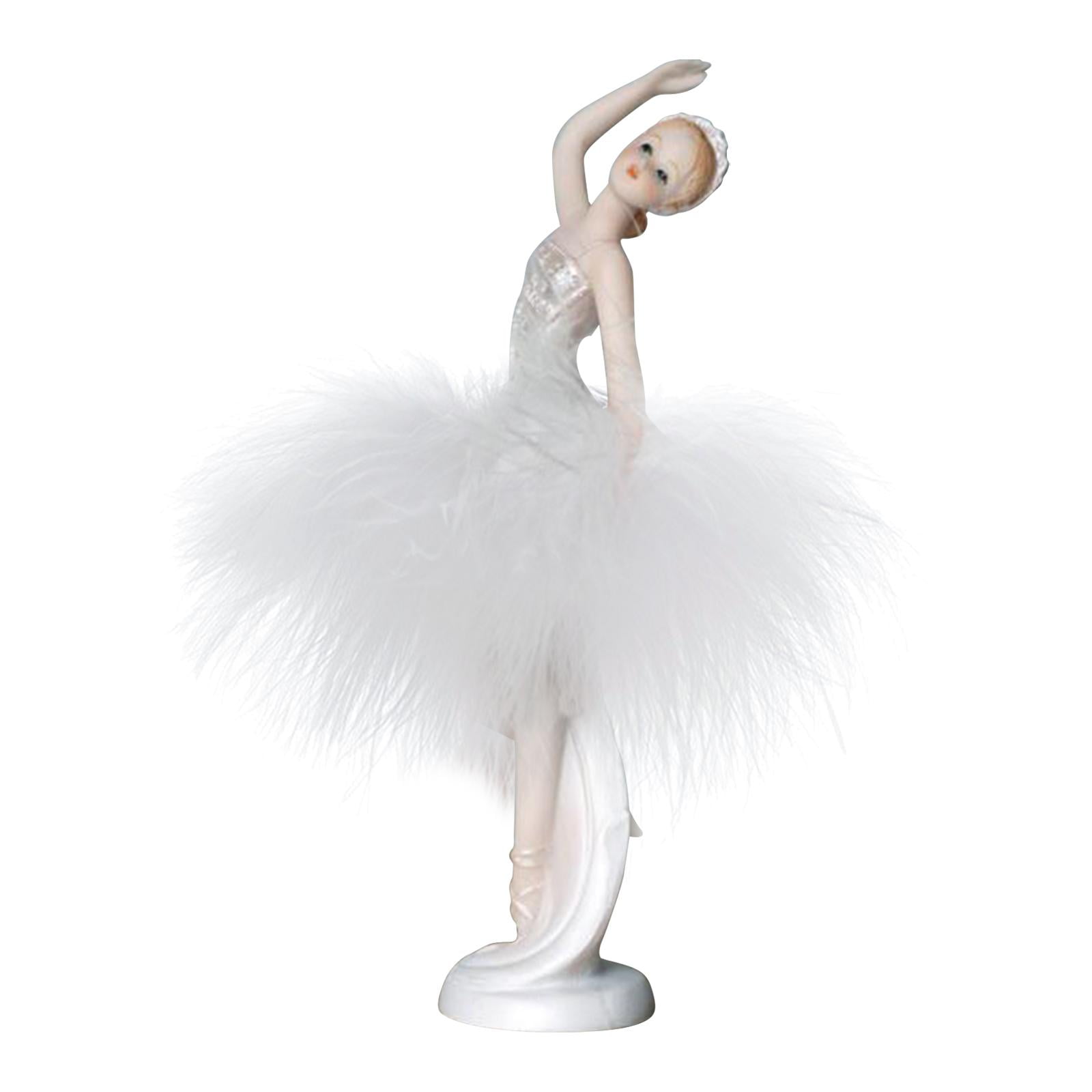 Magideal - Estatua De Niña De Baile De Resina, Escultura De Niña, Estatua De Niña De Baile, Decoración De Escritorio, Adorno Para Sala De Dibujo, Decoración De E Cintura Lateral