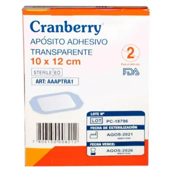 Apósito Adhesivo Transparente 10x12 Caja De 50unidades azul cielo
