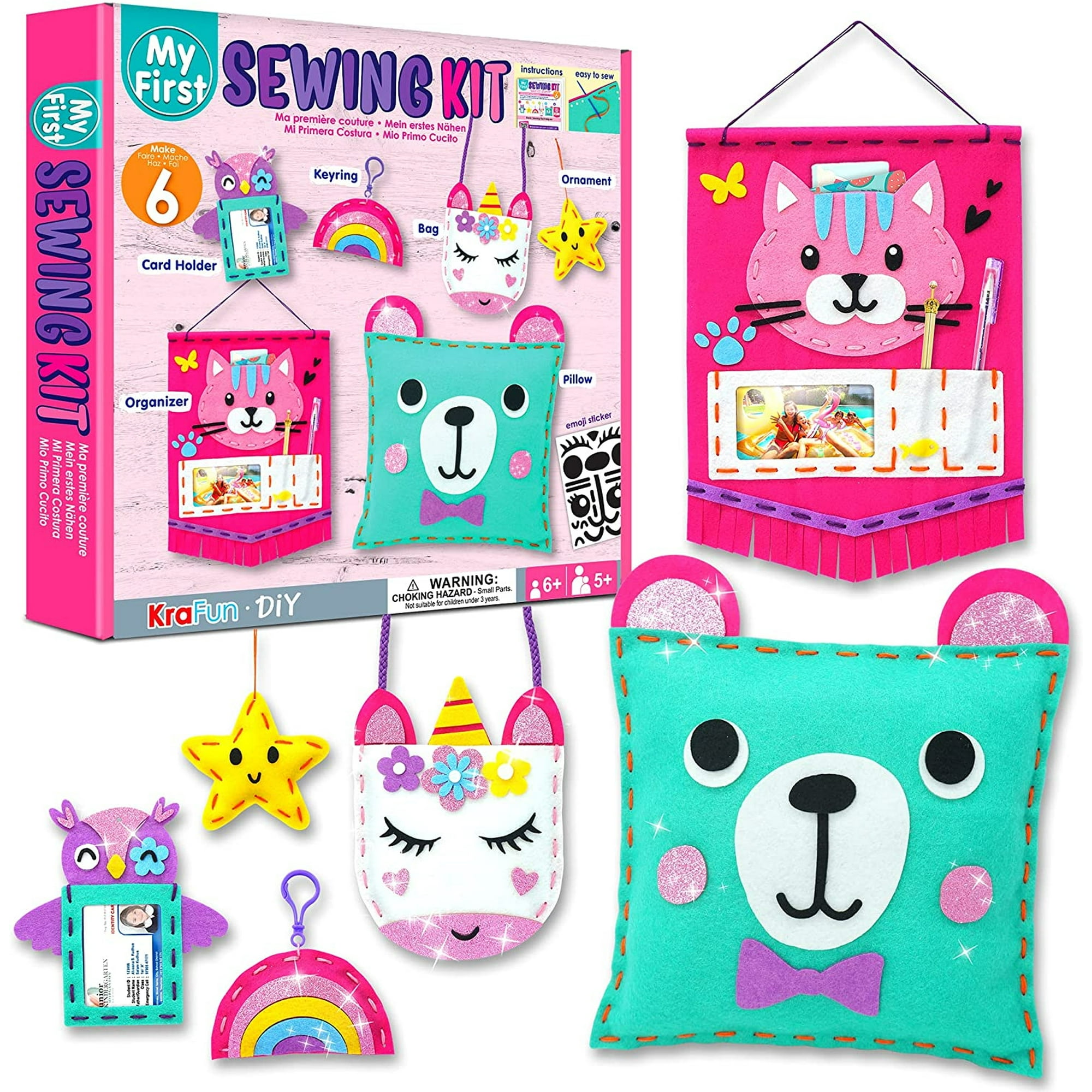 Krafun Beginner Mi Primer Kit De Costura Para Ninos Arte Y M Krafun Krafun