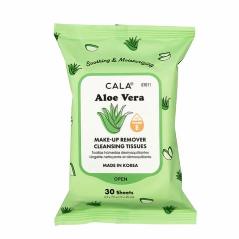 Toallitas Desmaquillantes Cala Aloe Vera 30 Unidades