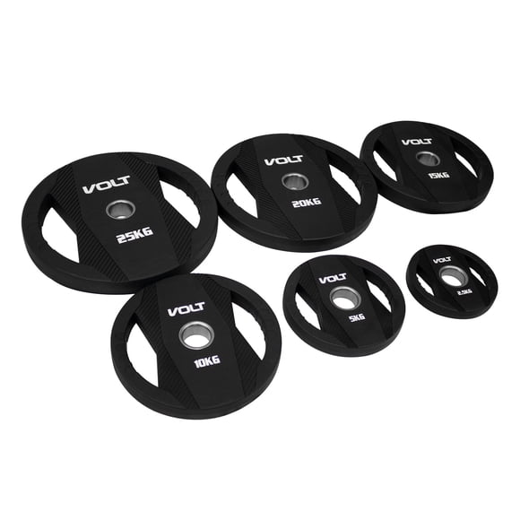 SET DISCOS PREMIUM DOBLE AGARRE DE 2,5 KG A 25 KG VOLT