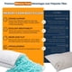 thumbnail image 3 of Almohada corporal 1 MIDDLE ONE de espuma viscoelástica de 20 x 54 pulgadas, blanca, 3 of 9
