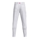 thumbnail image 5 of Pantalón Under Armour Utility Baseball de pierna recta para hombre, blanco/rojo, 5 of 7