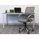 thumbnail image 2 of Silla de trabajo Boss Office Products con respaldo de malla y acabado en peltre, 2 of 6