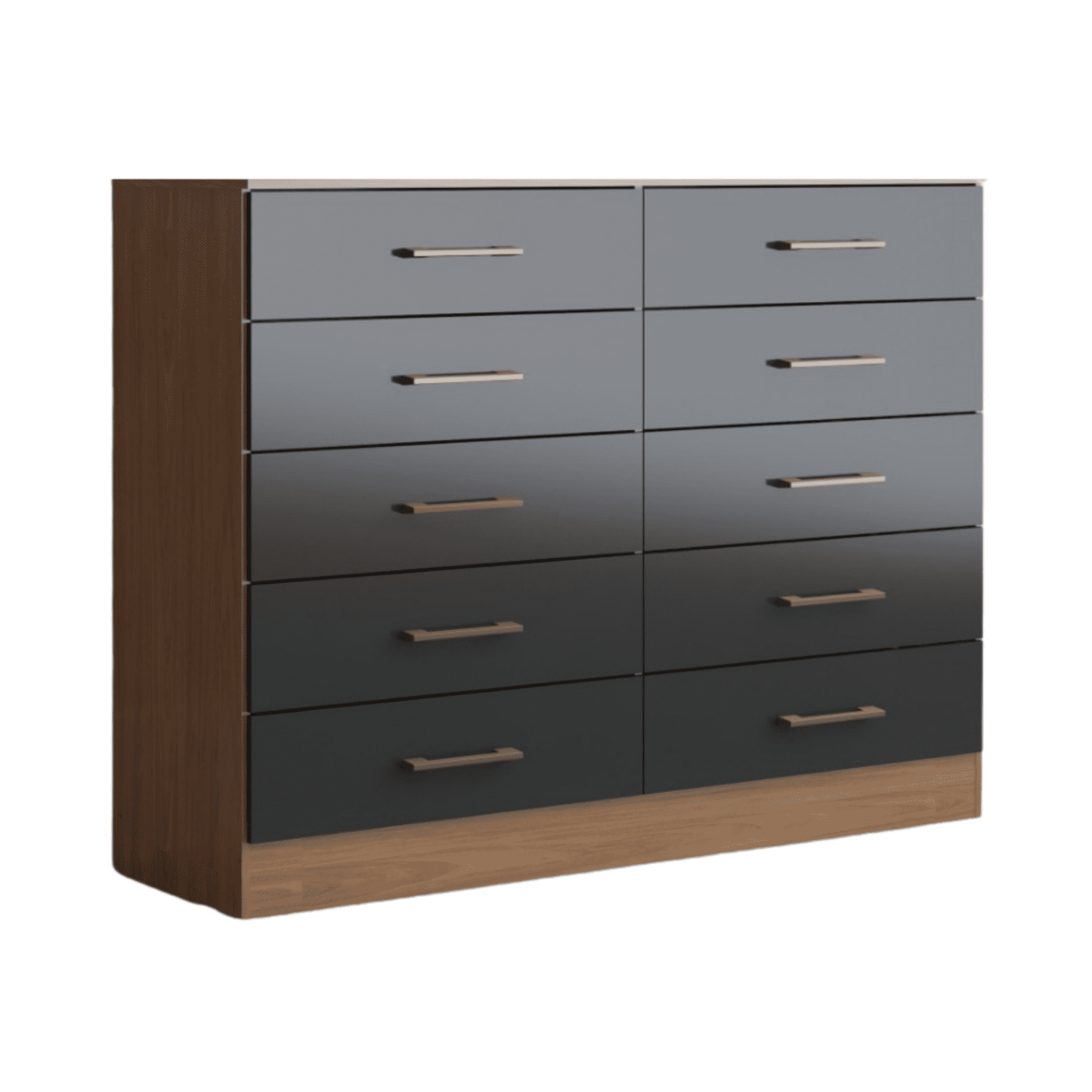 Exit - Cómoda 10 Cajones Café Negro
