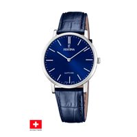 Reloj F20012/3 Festina Swiss Azul Hombre Swiss Made