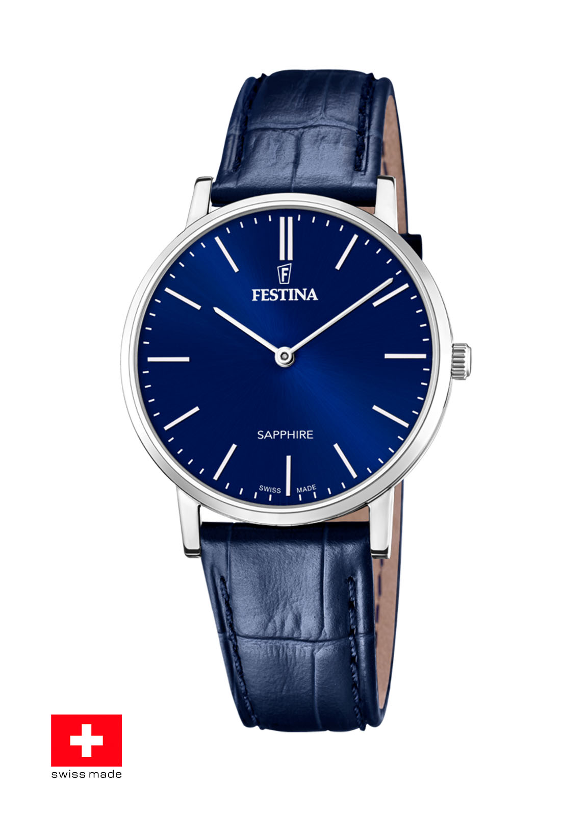Reloj F20012/3 Festina Swiss Azul Hombre Swiss Made