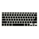 thumbnail image 1 of Protector De Piel De Cubierta De Teclado De Silicona En Idioma árabe Para Macbook Negro, 1 of 5