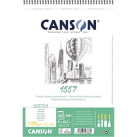Croquera Dibujo Canson 1557 120Gr 50Hjs Extra Blanco A4