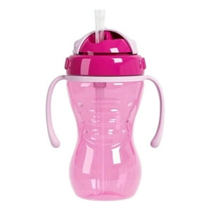 Genérico - Set 2 Vasos Entrenador Con Pajilla Con Asa Para Bebe Lau