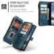 thumbnail image 4 of Funda CaseMe para Samsung Galaxy A57 5G, Funda Tipo Billetera para Mujer y Hombres, Moda Duradera de Cuero PU Magnético con Tapa, Correa, Correa de Muñeca, Cierre de Zíper, Tarjetero, Billetera,, 4 of 9