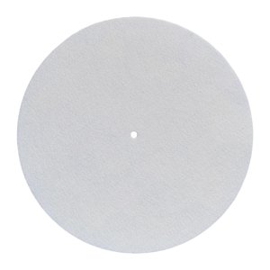 Magideal - Tapete Para Tocadiscos, Tapete Para Tocadiscos, Protector De Fieltro Con Amortiguación De , 12 Pulgadas, Mejora El Sonido, Almohadilla Para D Blanco