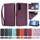 thumbnail image 4 of Funda Cartera Trébol para Samsung Galaxy A36 5G con Ranuras Tarjetas y Carga Inalámbrica Violeta, 4 of 6