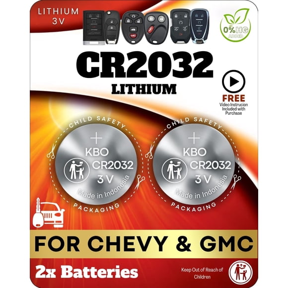 Batería CR2032 para llavero – Pack de 2 (Key Battery Outlet)