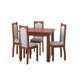 thumbnail image 1 of Juego De Comedor Leticia 4 Silla Castaño, 1 of 5