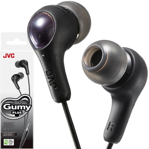 Audífonos Tipo Earbud Jvc Hafx7Bn Con Cable De 1 M, Color