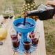 thumbnail image 4 of Dispensador de chupitos de seis maneras, ideal para fiestas, dispensador de 6 chupitos, dispensador de chupitos de bar, dispensador de cócteles (azul), 4 of 7
